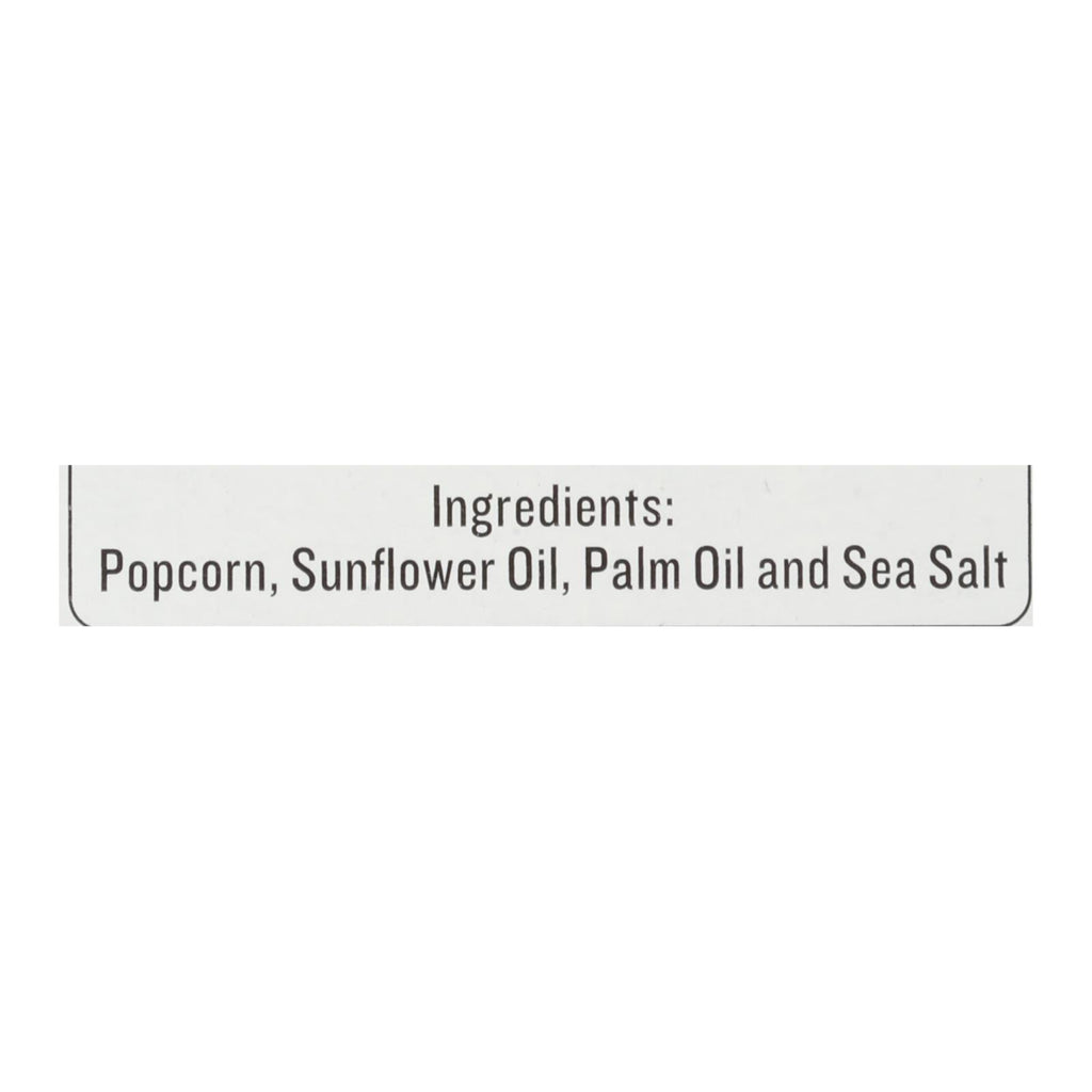 Skinnypop Popcorn - Popcorn Micro Sea Salt 3pk - Case of 12 - 3/2.8 OZ