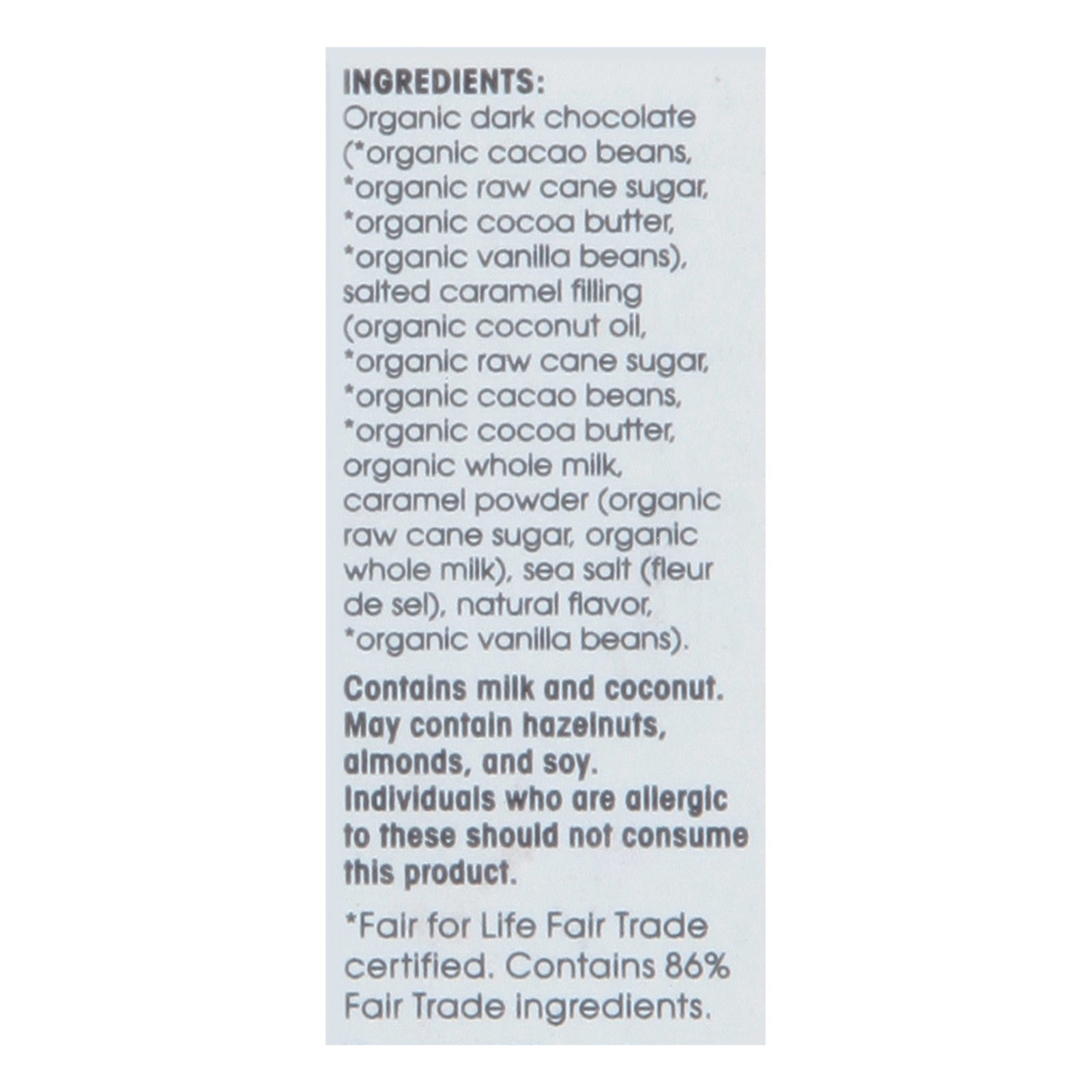 Alter Eco - Trfl Thin Salt Caramel - Case of 12-2.96 OZ