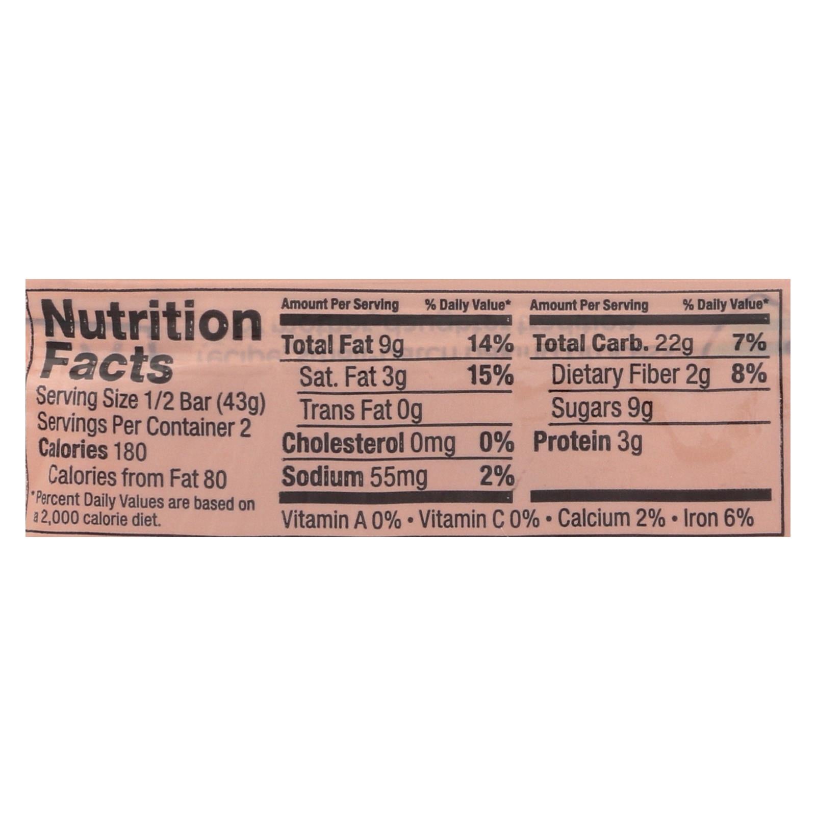 Bobo's Oat Bars - All Natural - Gluten Free - Chocolate Almond - 3 oz Bars - Case of 12