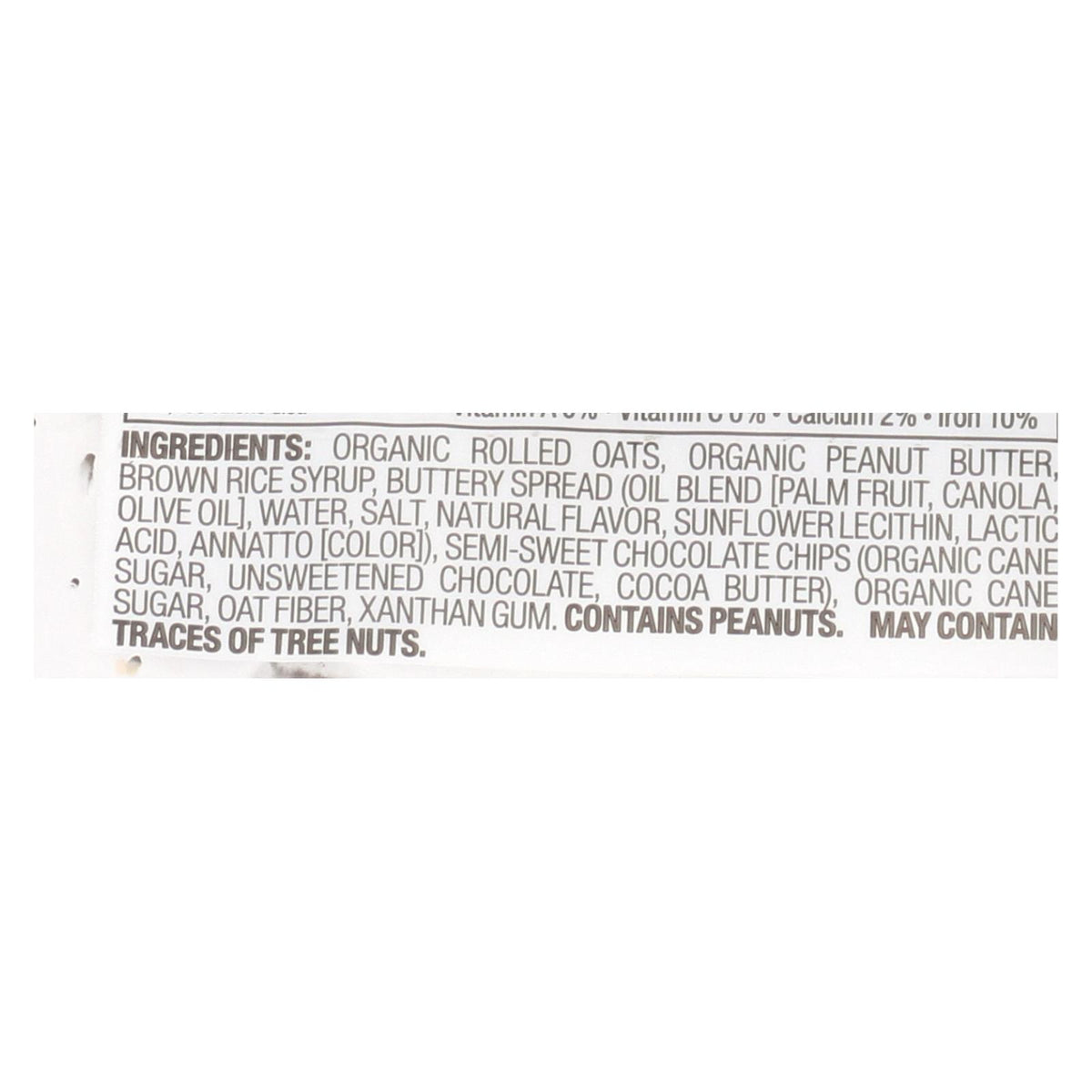 Bobo's Oat Bars - Oat Bar - Peanut Butter Filled Chocolate Chip - Case of 12 - 2.5 oz
