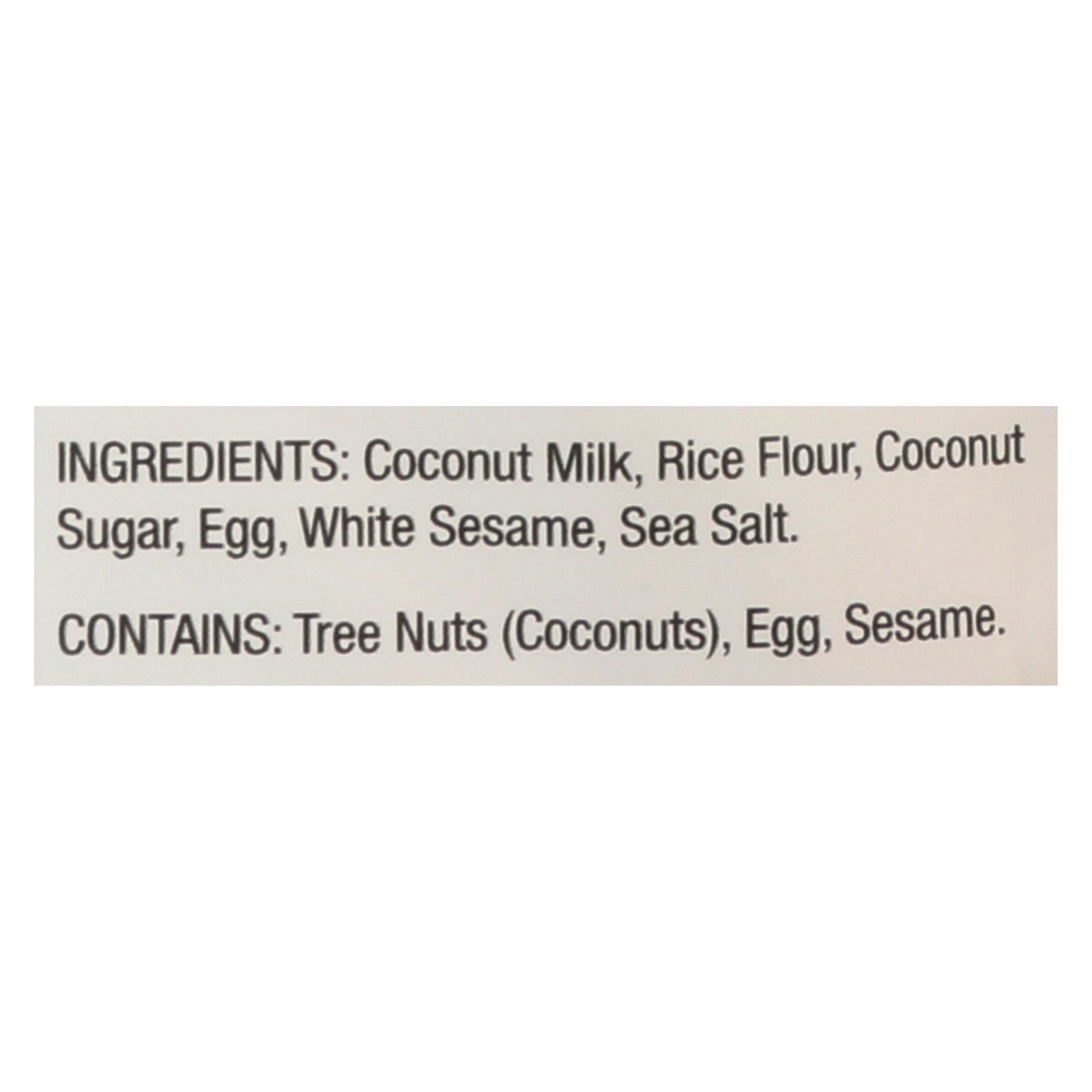 Sun Tropics Coco Rolls Original, Rolled Coconut Wafer  - Case of 12 - 4 OZ