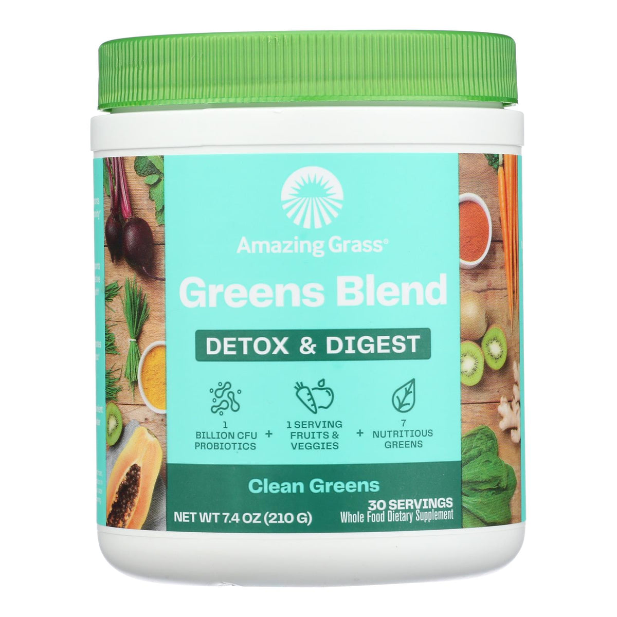Amazing Grass - Grn Superfd Og3 Detx&dgst - EA of 1-7.4 OZ