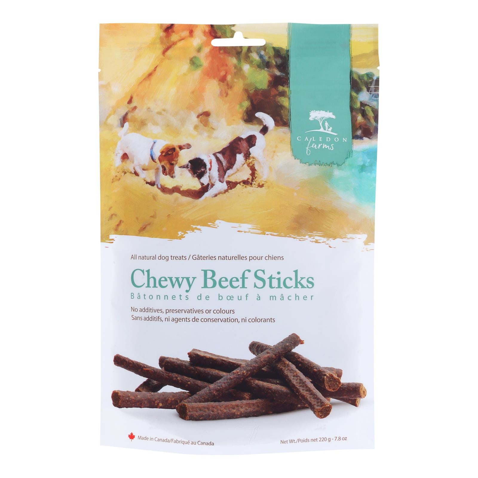 Caledon Farms - Dog Treat Chw Beef Stick - Case of 4-7.8 OZ