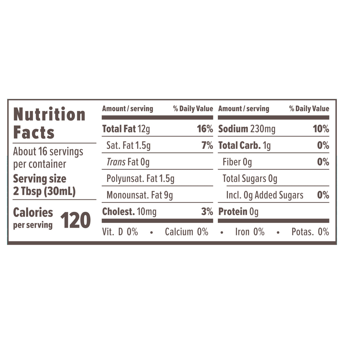 Primal Kitchen - Dressing Ranch Avo Oil - CS of 6-16 OZ
