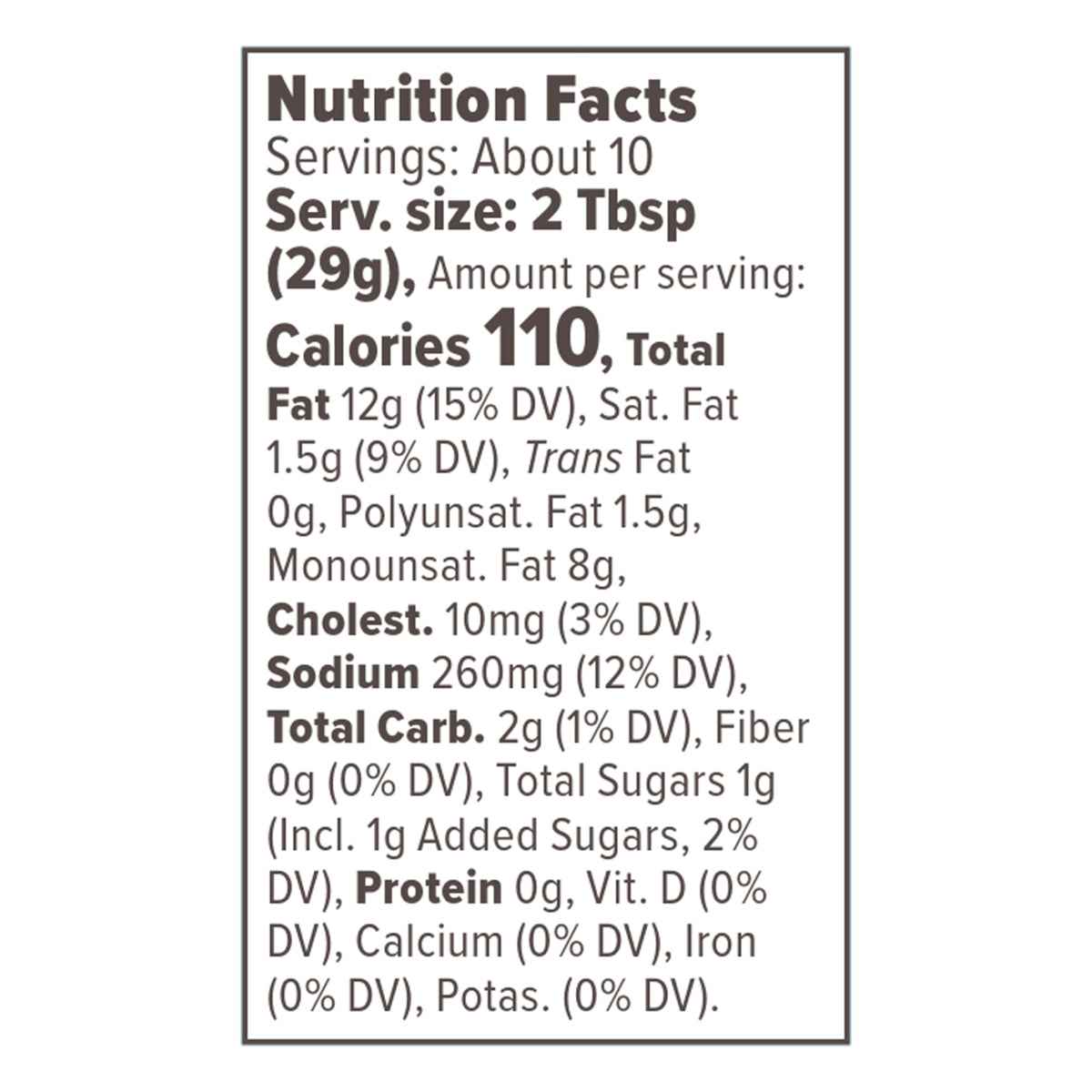 Primal Kitchen - Dipping Sce Spl Burger - CS of 6-10 OZ