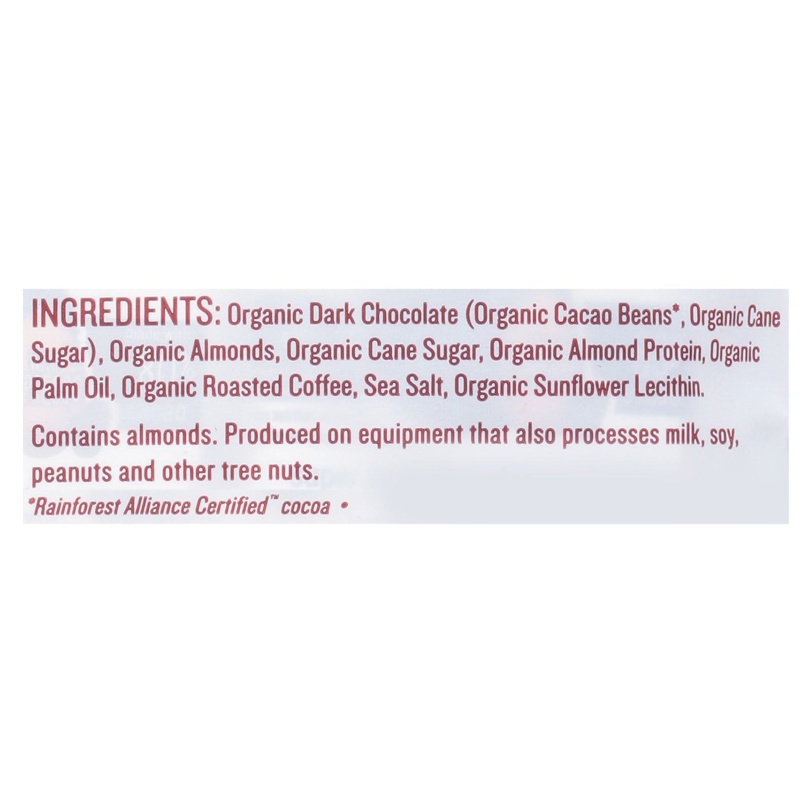 Justin's - Almbtr Dark Chocolate Espresso - Case of 6-4.2 OZ
