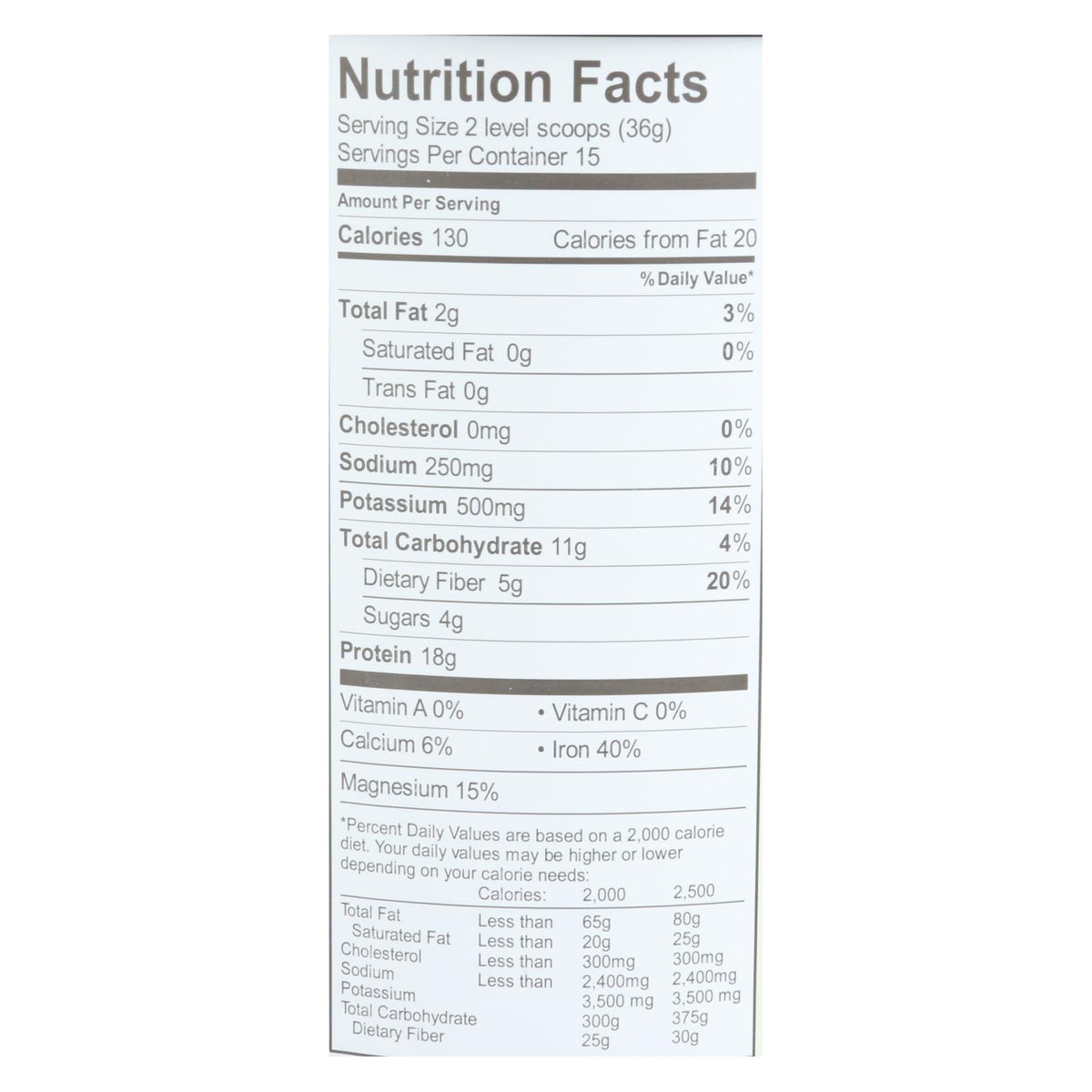 Aloha Inc - Prot Pwdr Plant Choco - 1 Each-1.22 LB