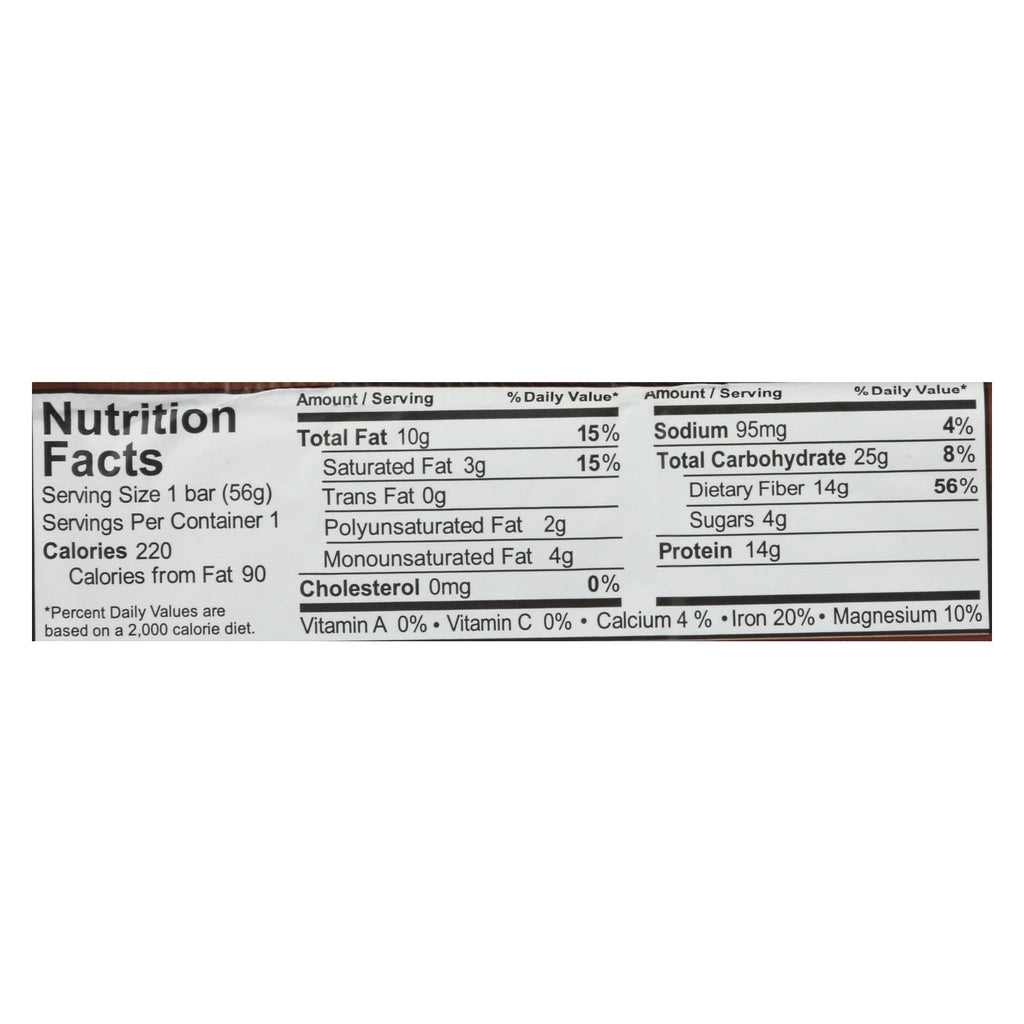Aloha, Chocolate Chip Cookie Plant Protein Bar, Case Of 12, 1.98 oz