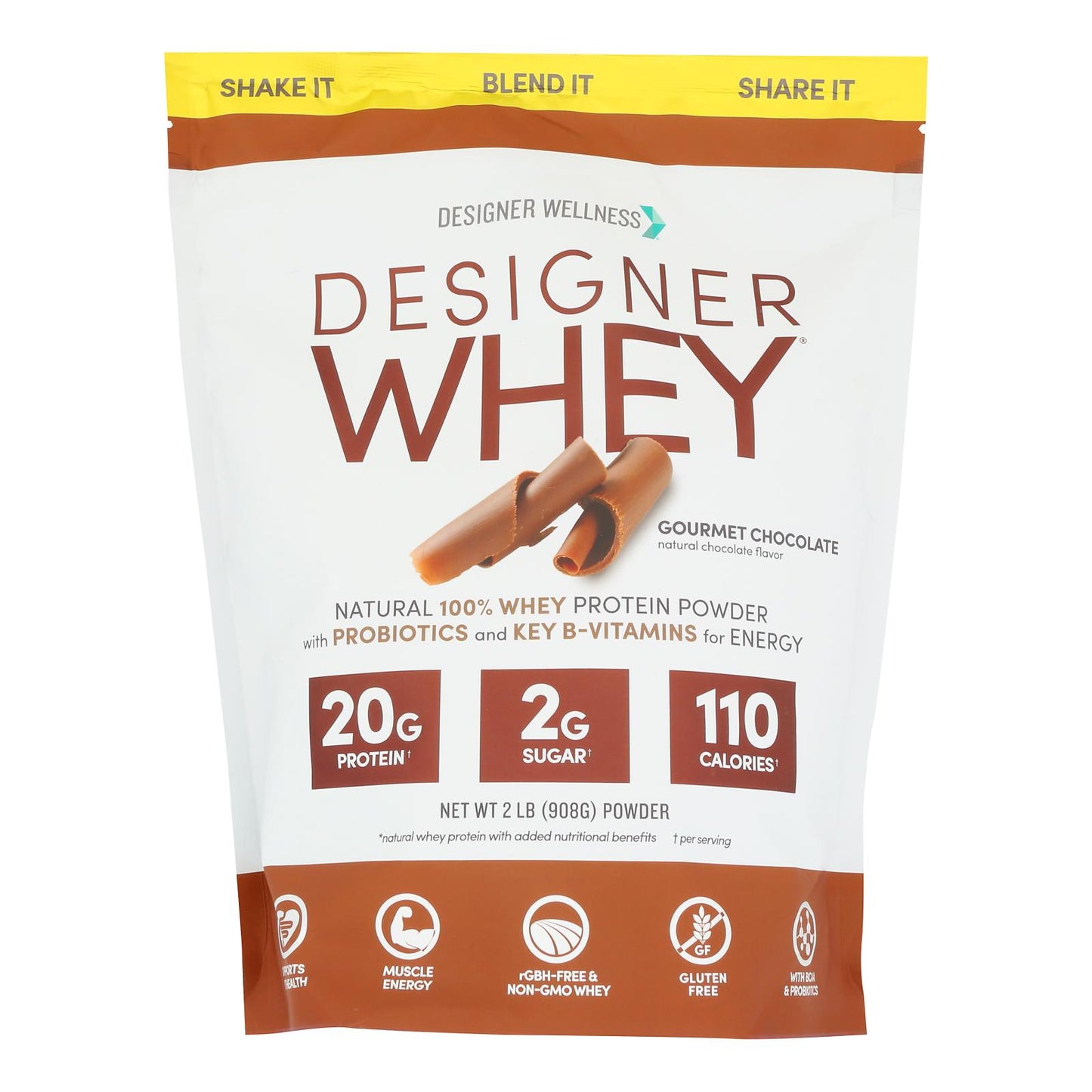 Designer Whey - Protein Powder - Chocolate - 2 lbs