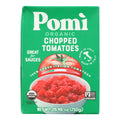 Pomi Organic Chopped Tomatoes  - Case of 12 - 26.46 OZ