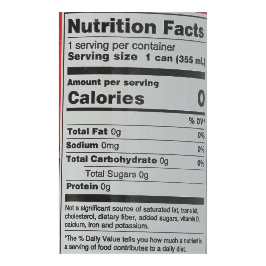 Zevia Zero Calorie Energy Drink - Grapefruit - Case of 12 - 12 fl oz