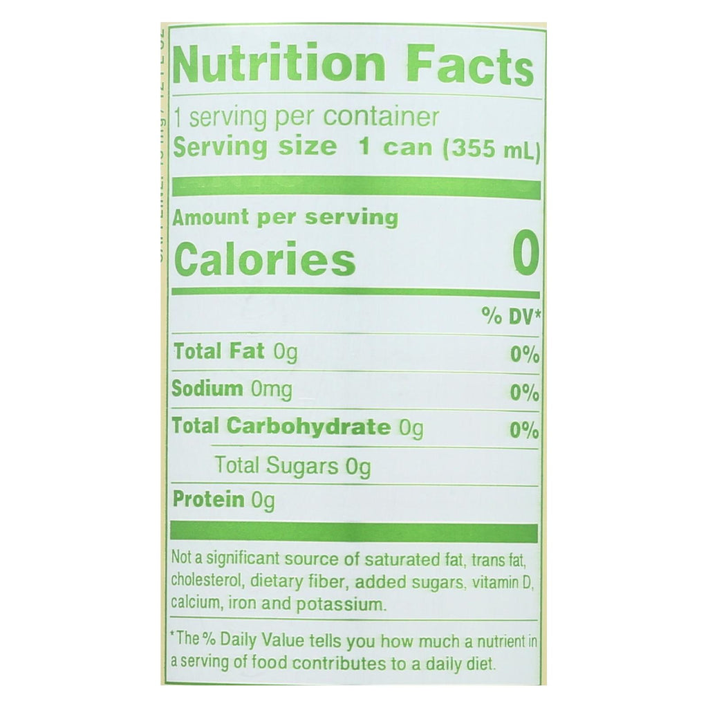Zevia Sweetened Green Tea - Case of 12 - 12 FZ