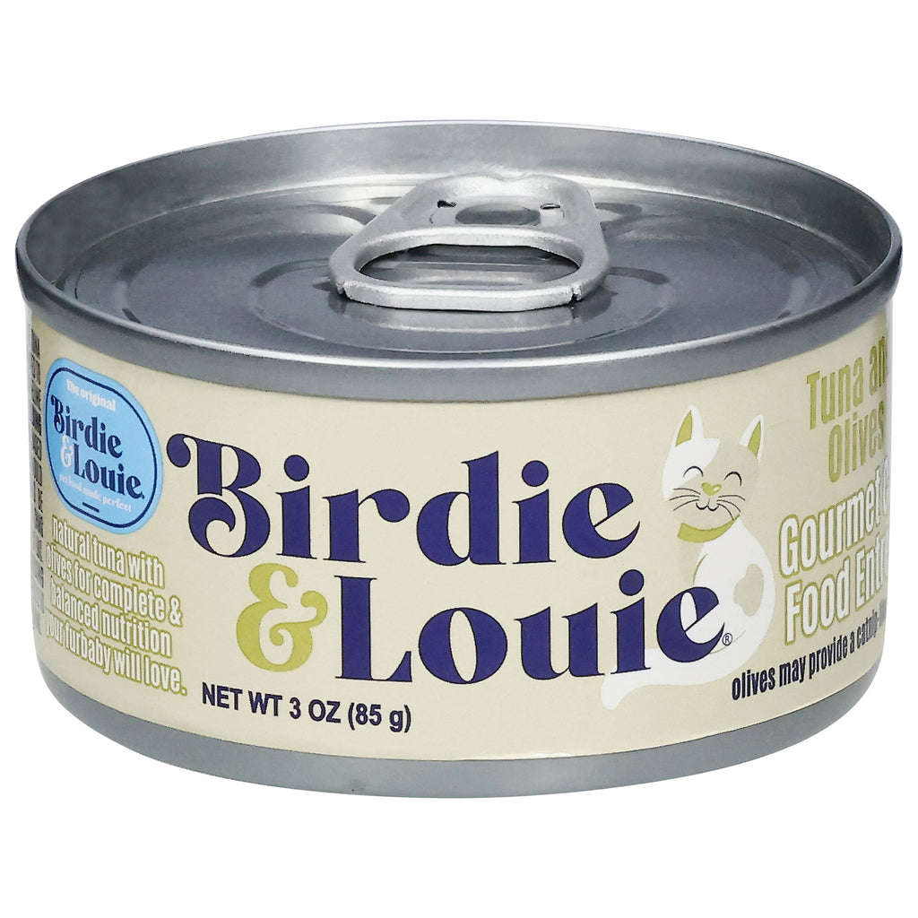 Birdie & Louie - Cat Food Tuna Olivies - CS of 12-3 OZ