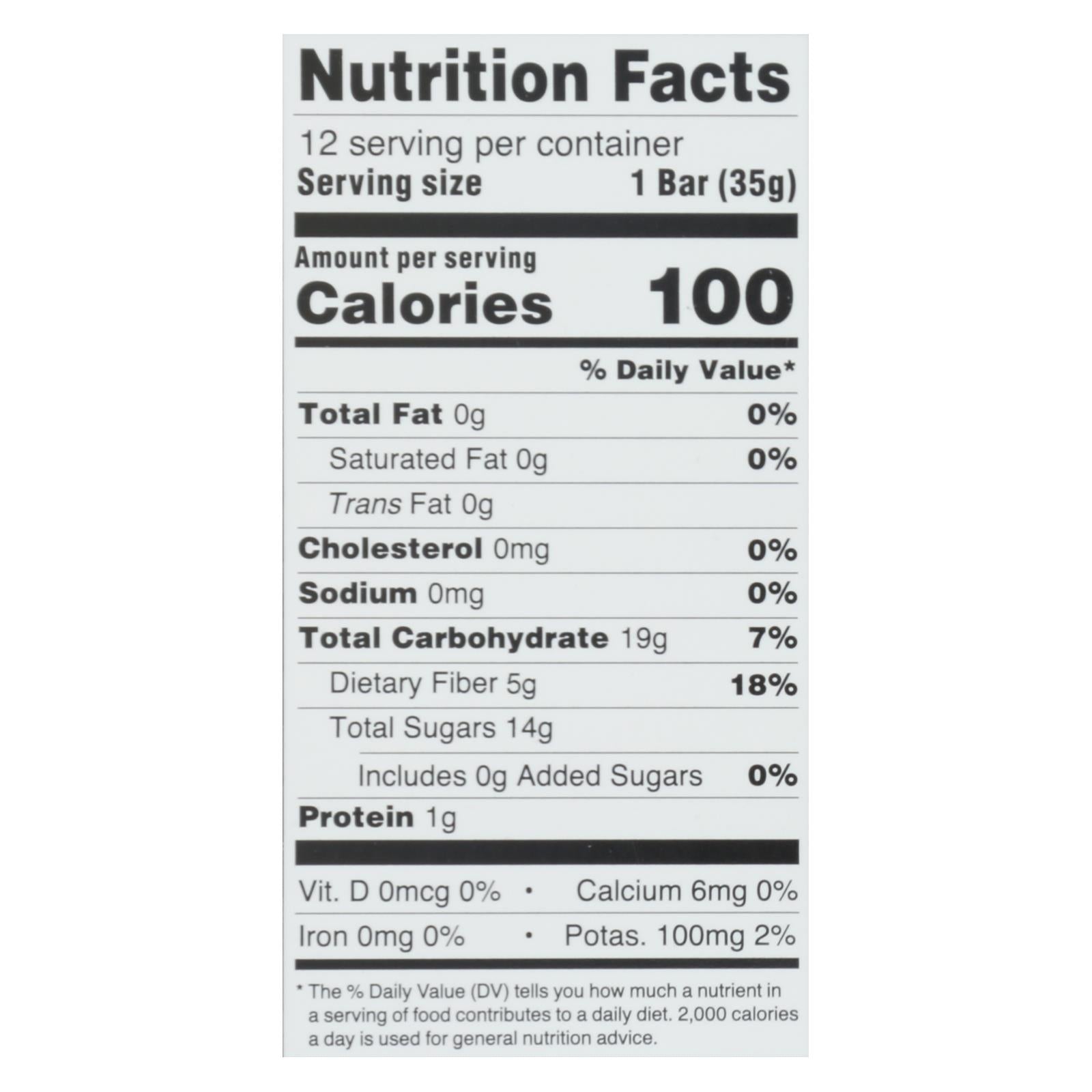 That's It - Probiotic Fruit Bar Blueberry - Case of 12 - 1.2 OZ
