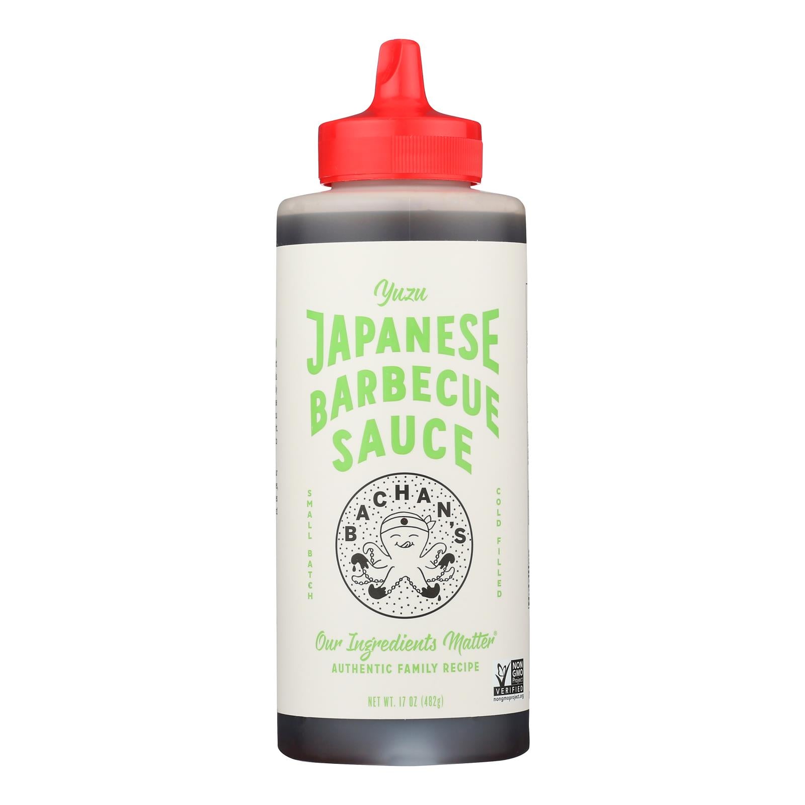 Bachan's - Sauce Japanese Bbq Yuzu - Case of 6-17 FZ