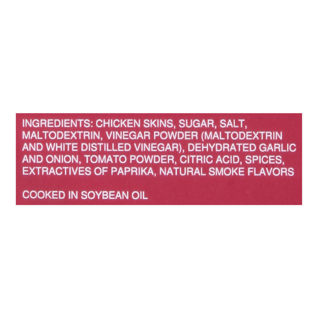 Flock - Chip Chicken Skin Bbq - Case of 8-2.5 OZ