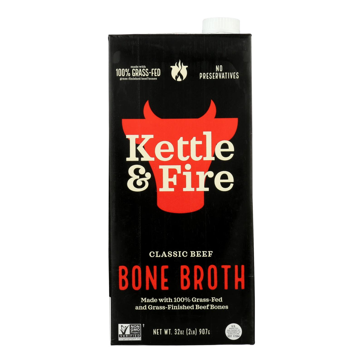 Kettle And Fire - Bone Broth Classic Beef - CS of 8-32 OZ