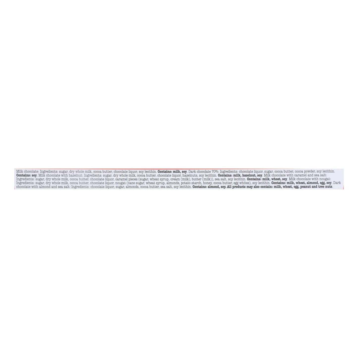 Tony's Chocolonely - Bar Choc.mixed Rainbow - Case of 8-6 CT