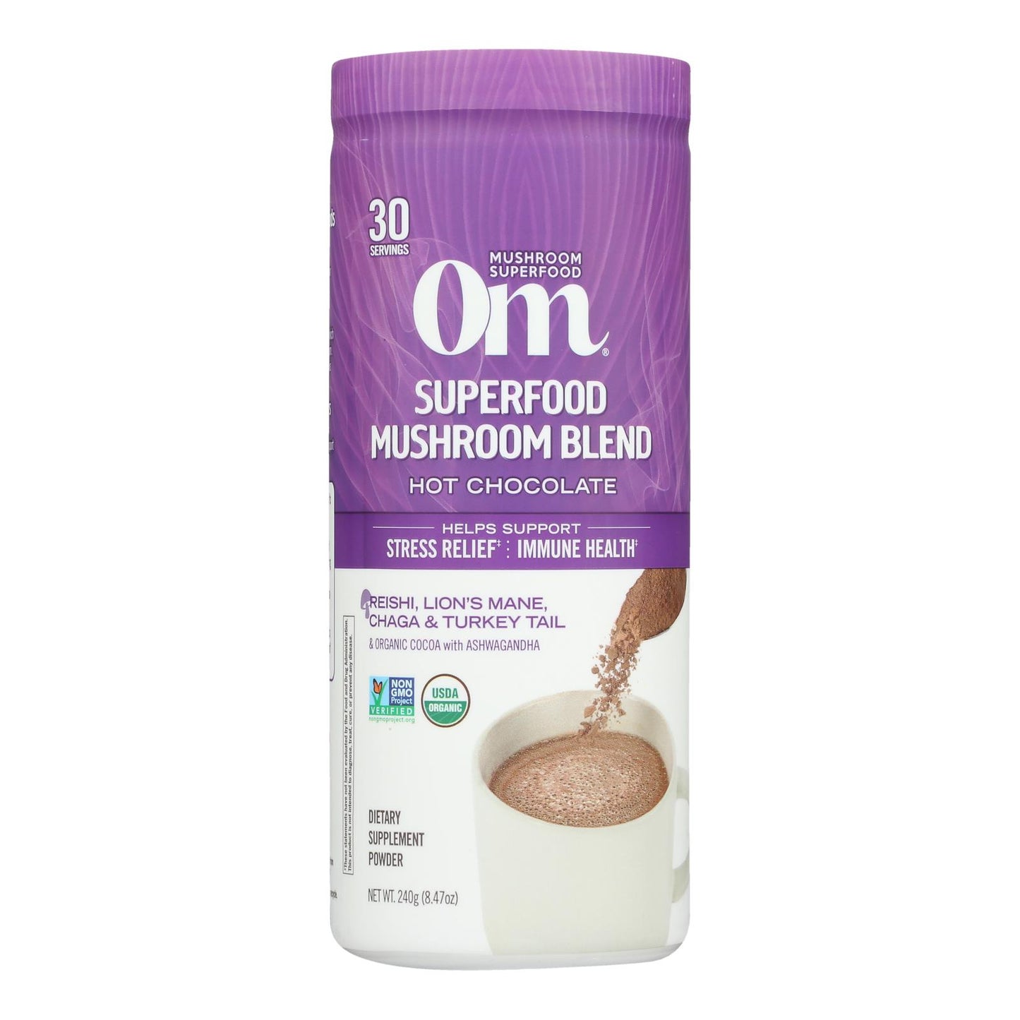 Om - Hot Chocolate - 1 Each -8.47 OZ