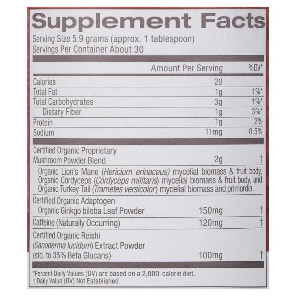 Om - Mushroom Coffee Blend - 1 Each -6.24 OZ