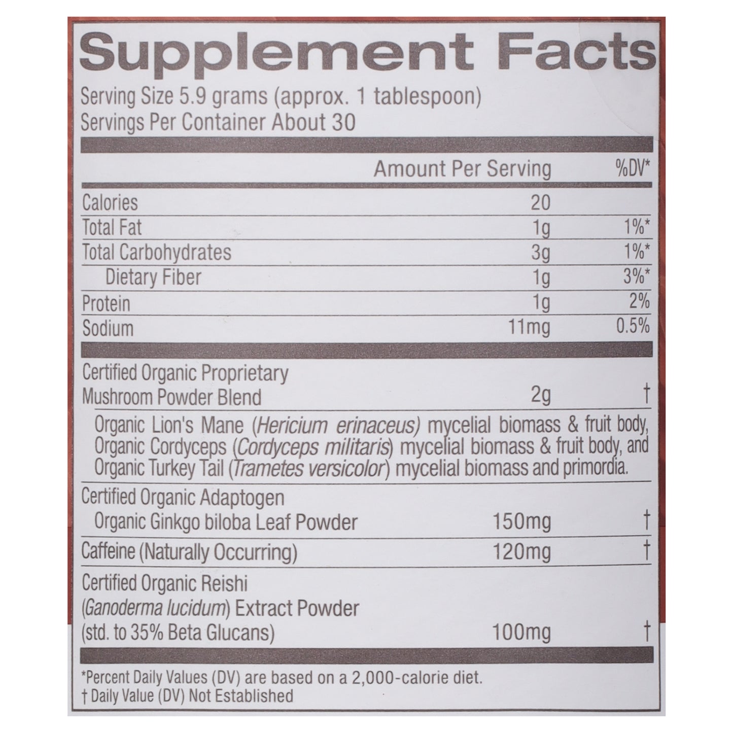 Om - Mushroom Coffee Blend - 1 Each -6.24 OZ