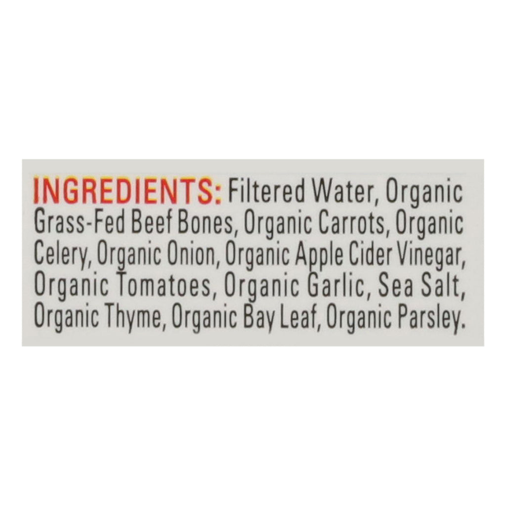 Bonafide Provisions - Bone Broth Og2 Beef Dry - CS of 6-16.9 FZ