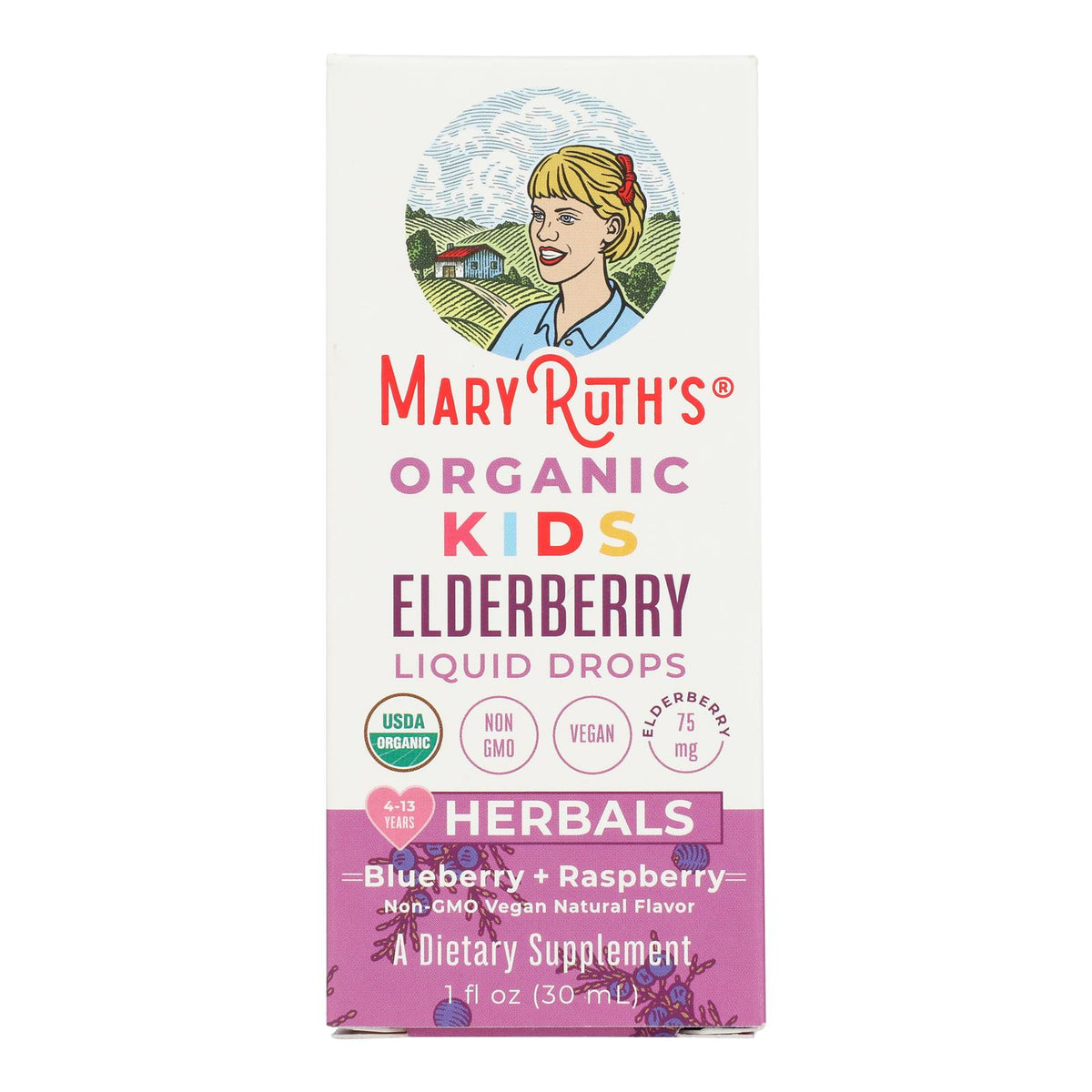 Mary Ruth's - Supp Liquid Eldrbry Kds - 1 Each-1 FZ