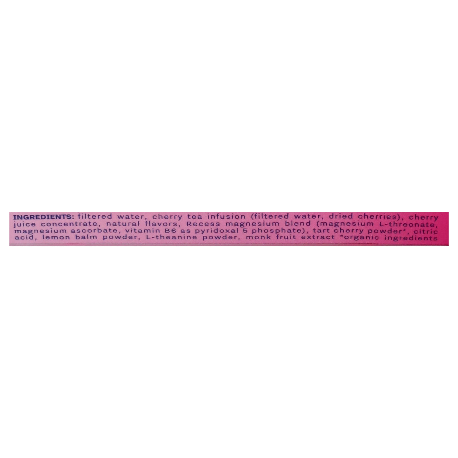 Recess - Sparkling Water Black Cherry Magnsm - Case of 12-12 FZ