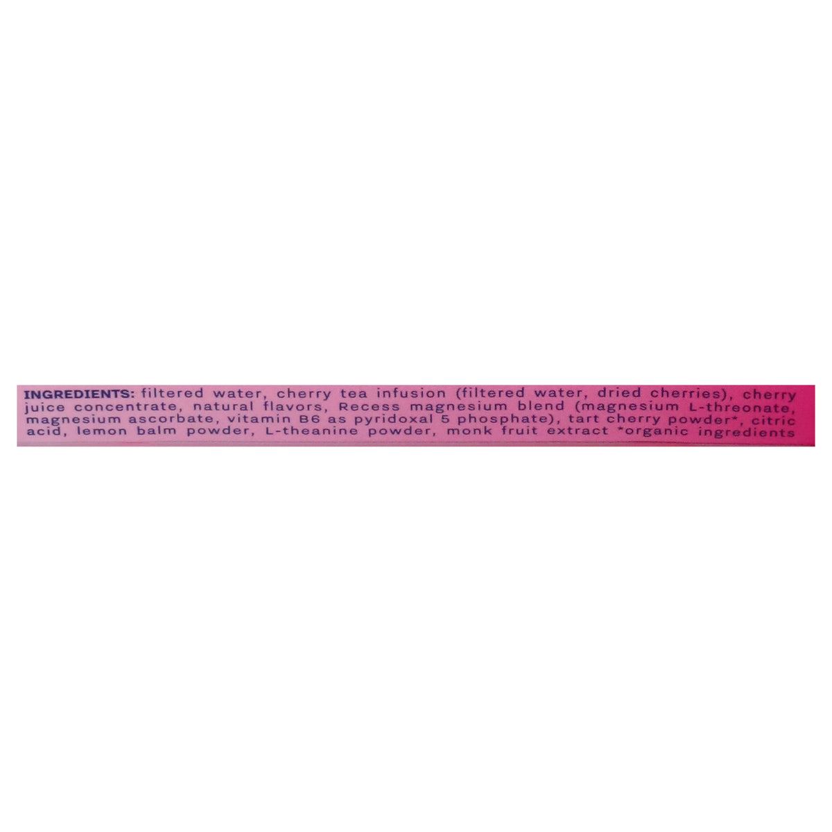 Recess - Sparkling Water Black Cherry Magnsm - Case of 12-12 FZ