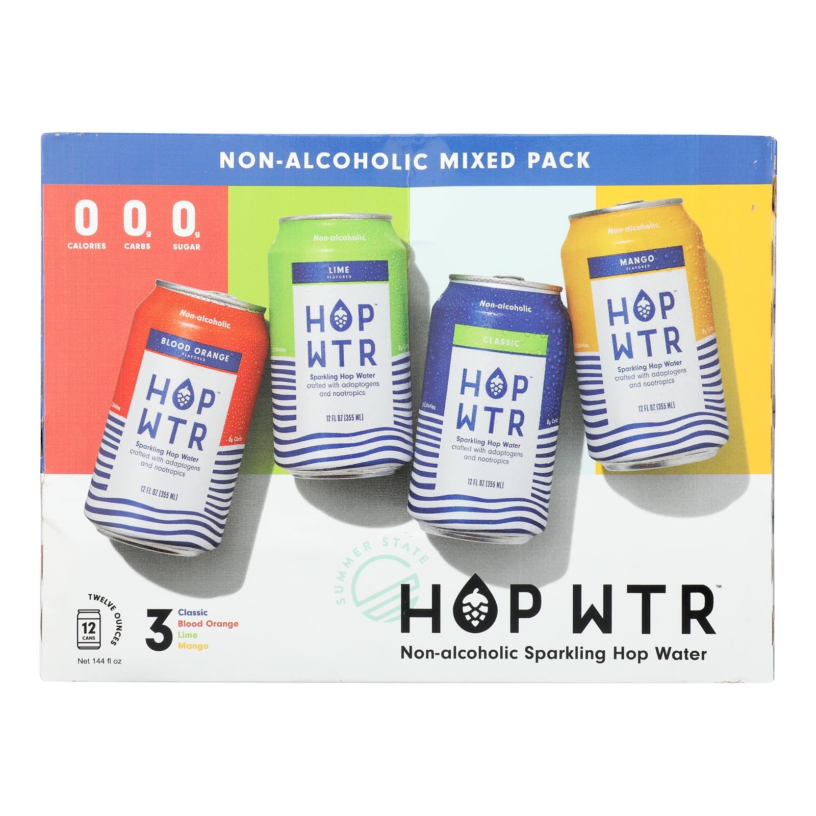 Hop Water - Hop Water Spk Variety 12pk - Case of 2-12/12 FZ