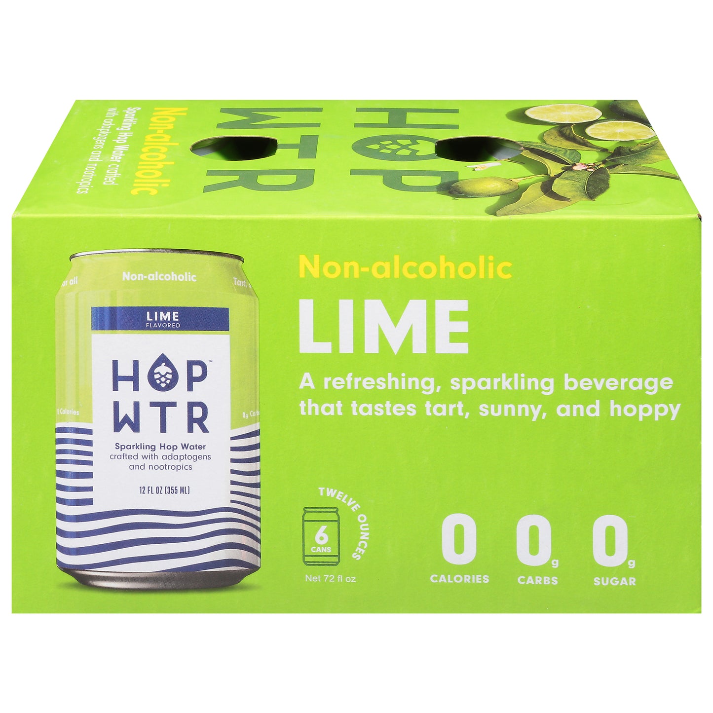 Hop Water - Hop Water Spk Lime 6pk - Case of 4-6/12 FZ