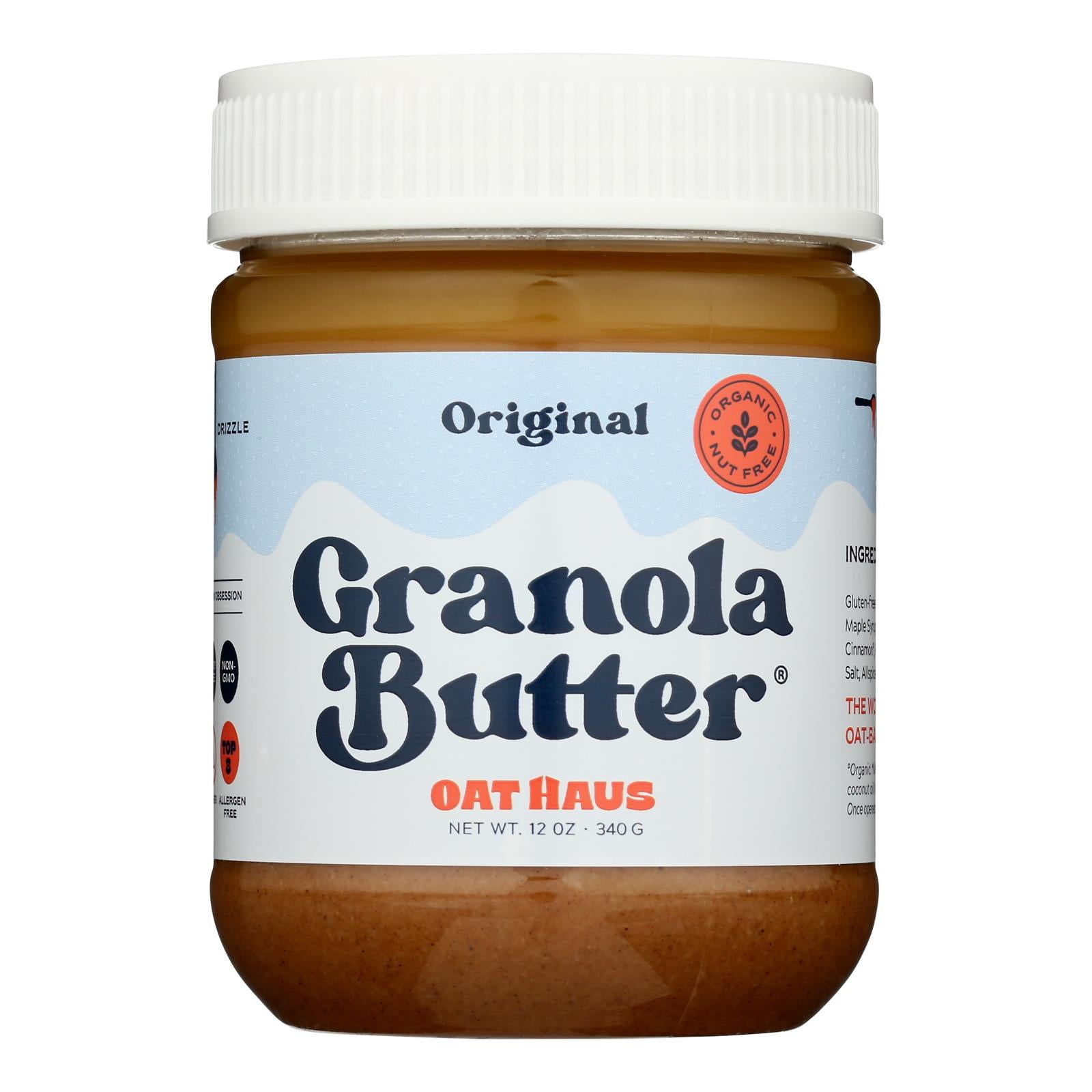 Oat Haus - Butter Granola Original - Case of 6-12 OZ