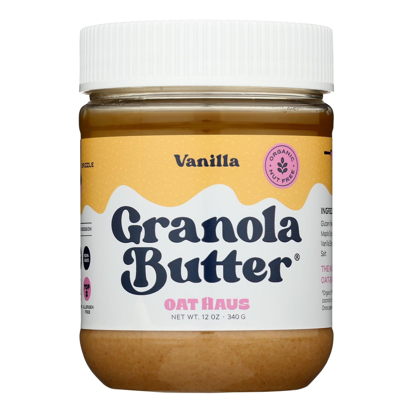 Oat Haus - Butter Granola Vanilla - Case of 6-12 OZ