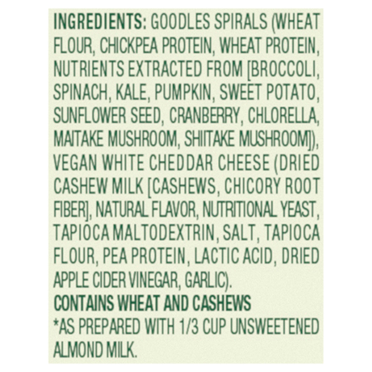 Goodles - Mac&chs Vegan Is Believin - CS of 12-5.25 OZ