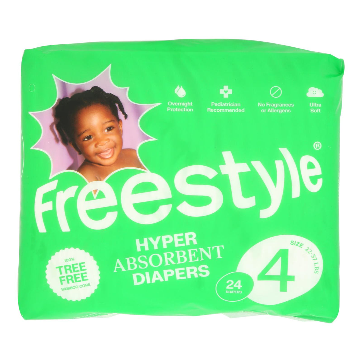 Freestyle - Diapers Baby Size 4 - Case of 6-24 CT