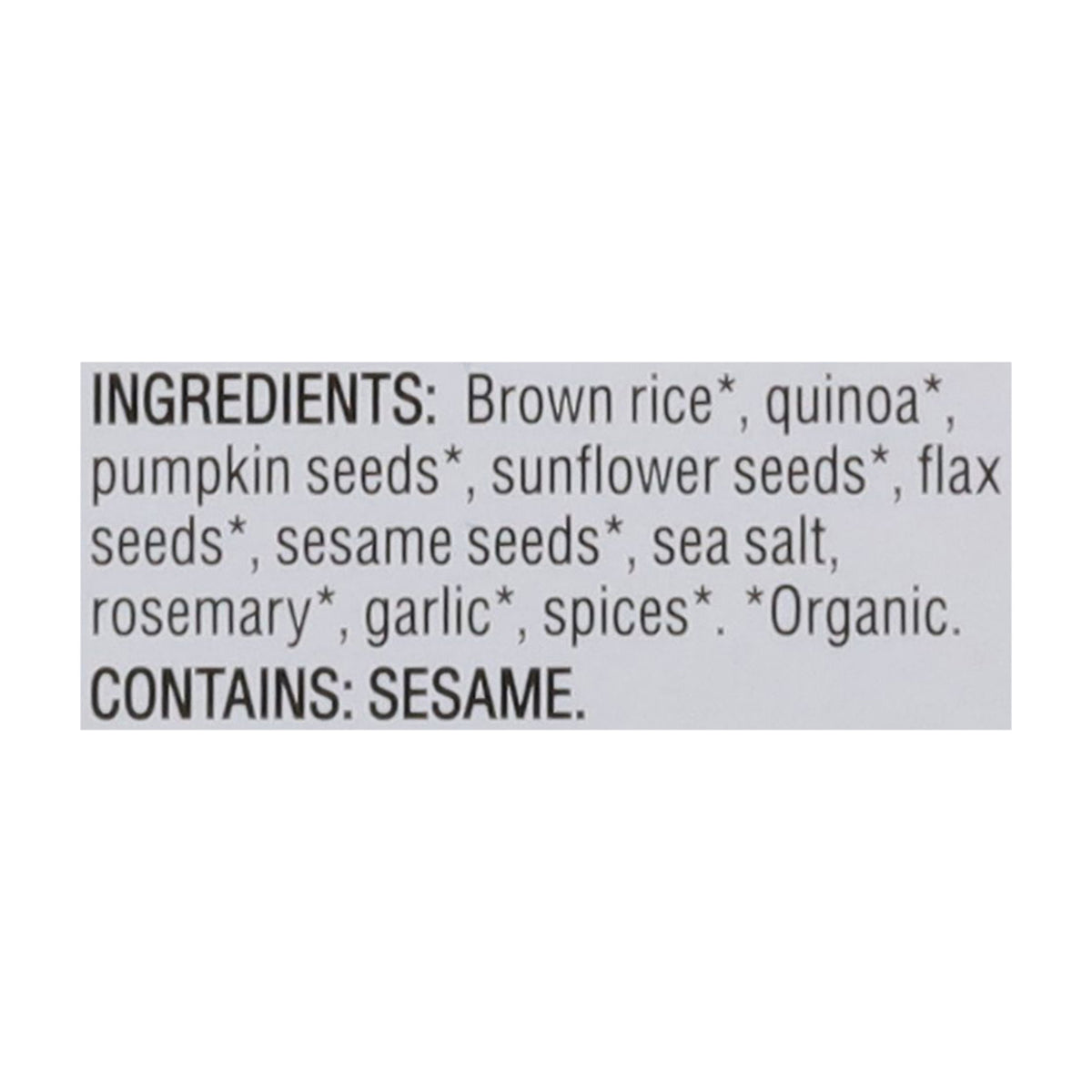 Mary's Gone Crackers - Crckr Og2 Spr Sd Rsmry - CS of 6-4 OZ