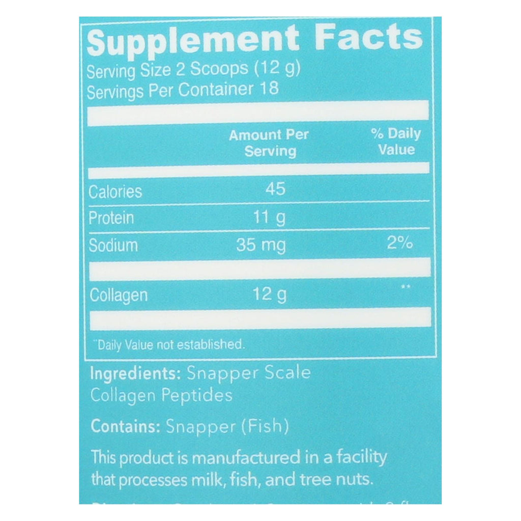 Vital Proteins Unflavored Wild-Caught Marine Collagen  - 1 Each - 7.8 OZ