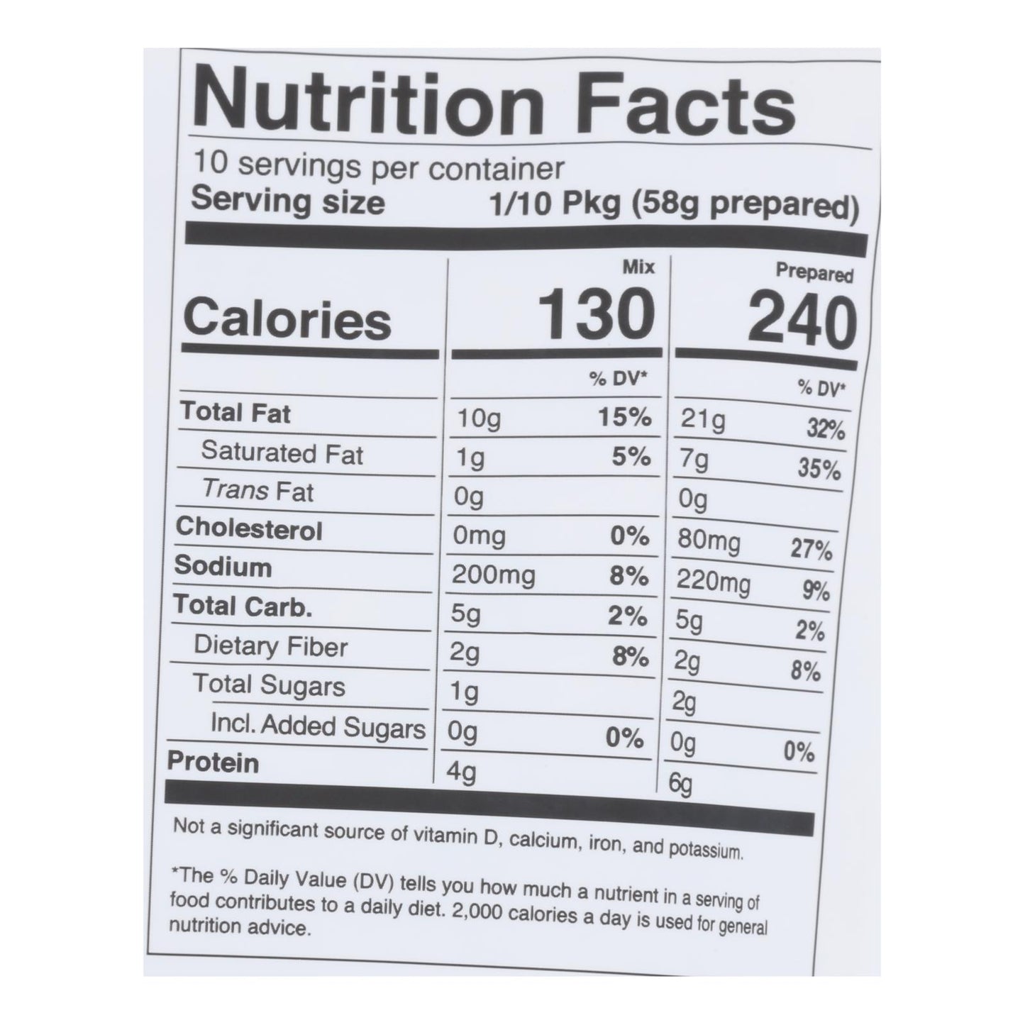 Miss Jones Baking Co - Cornbread Mix Keto Gluten Free - Case of 6-7.4 OZ