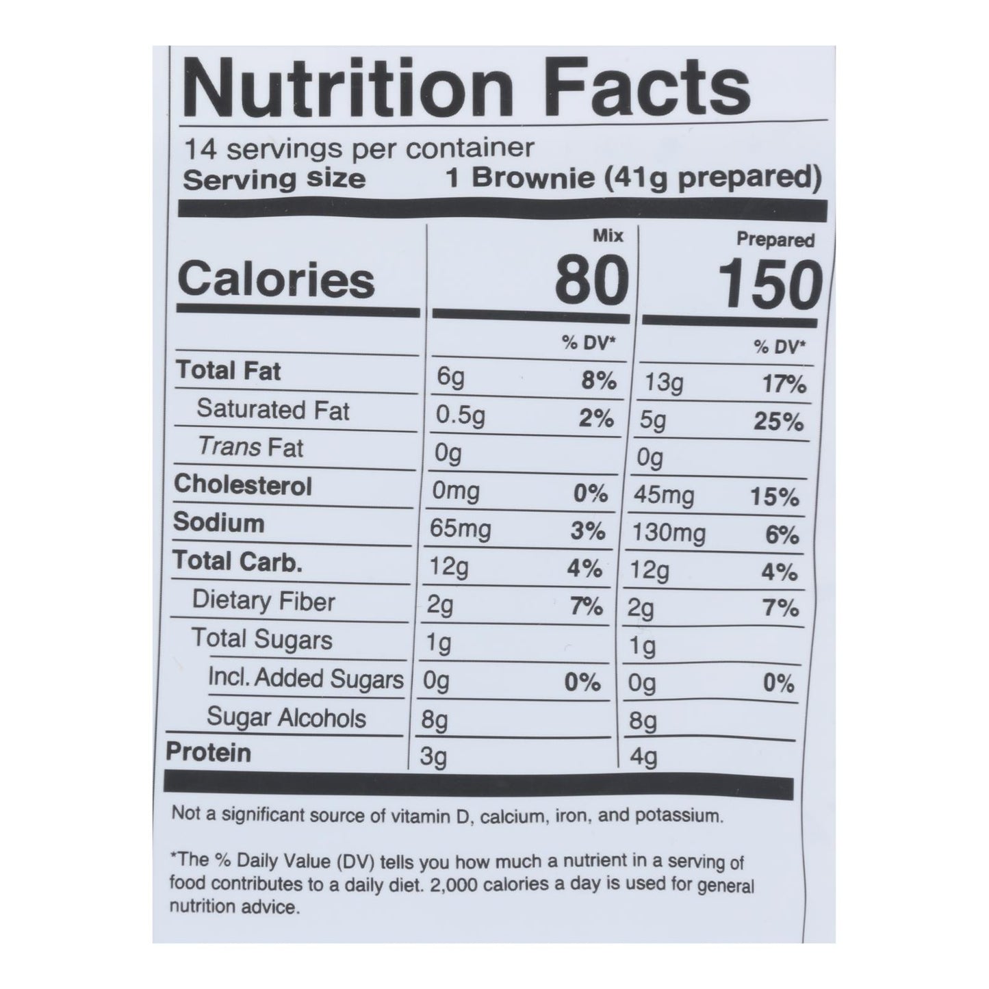 Miss Jones Baking Co - Brownie Mix Keto - Case of 6-10.57 OZ