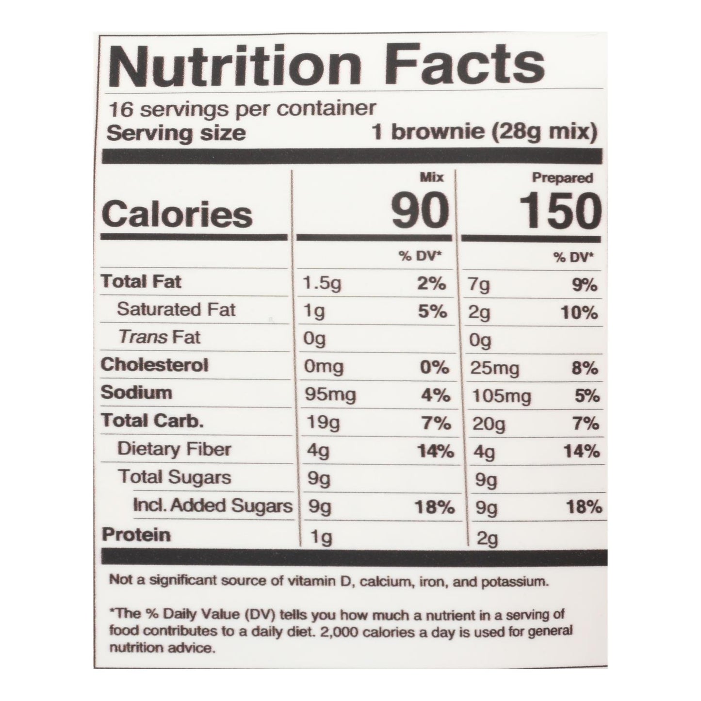 Miss Jones Baking Co - Evrydy Dlcs Chocolate Brwne - Case of 6-14.67 OZ