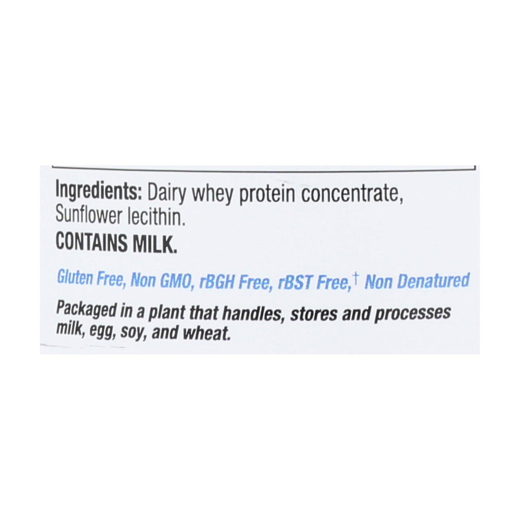 Tera's Whey Protein - rBGH Free - Plain - Unsweetened - 12 oz