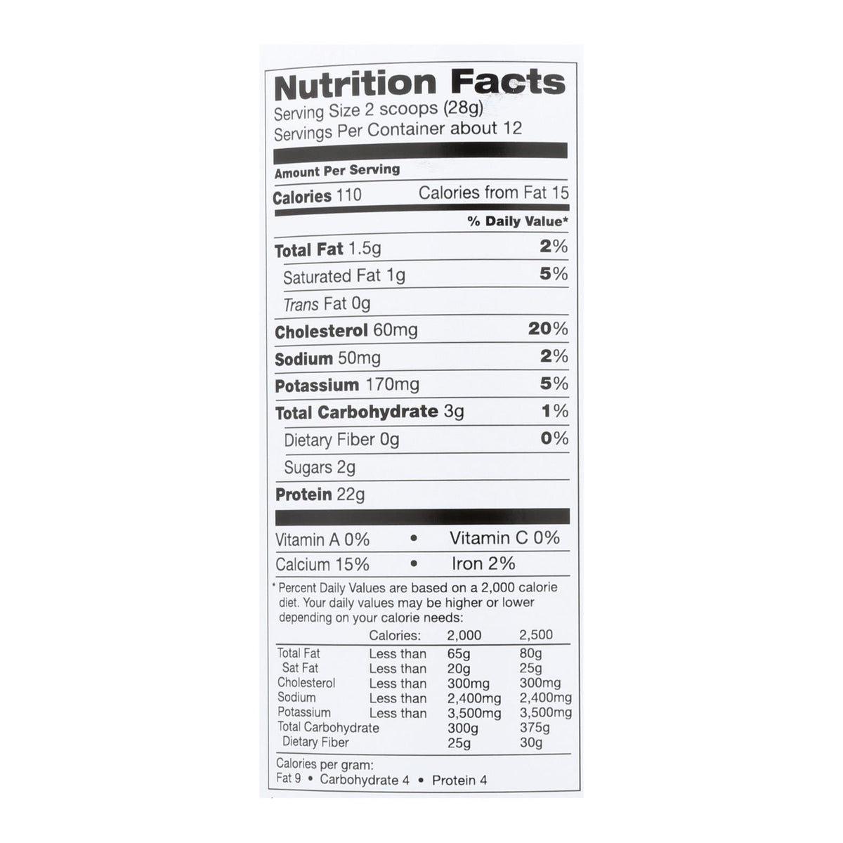 Tera's Whey Protein - rBGH Free - Plain - Unsweetened - 12 oz
