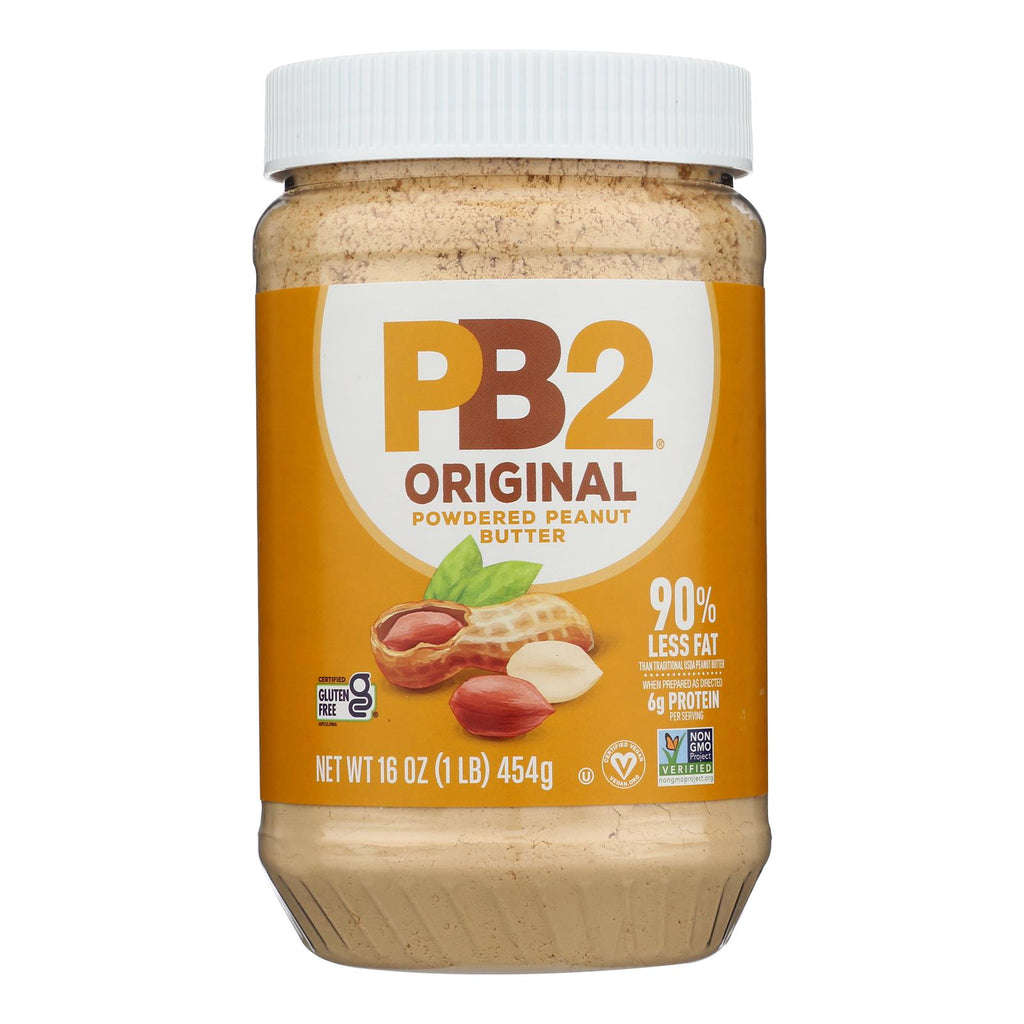 Pb2 Powdered Peanut Butter - Case of 6 - 16 OZ