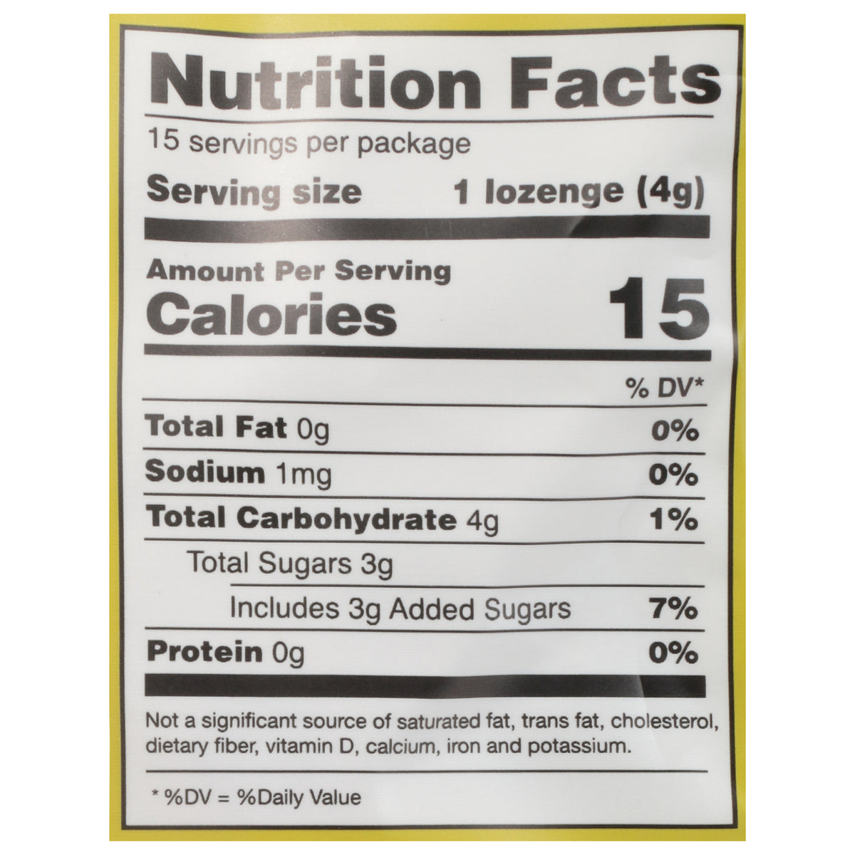 Melora - Lozenges Lemon - EA of 1-2.1 OZ