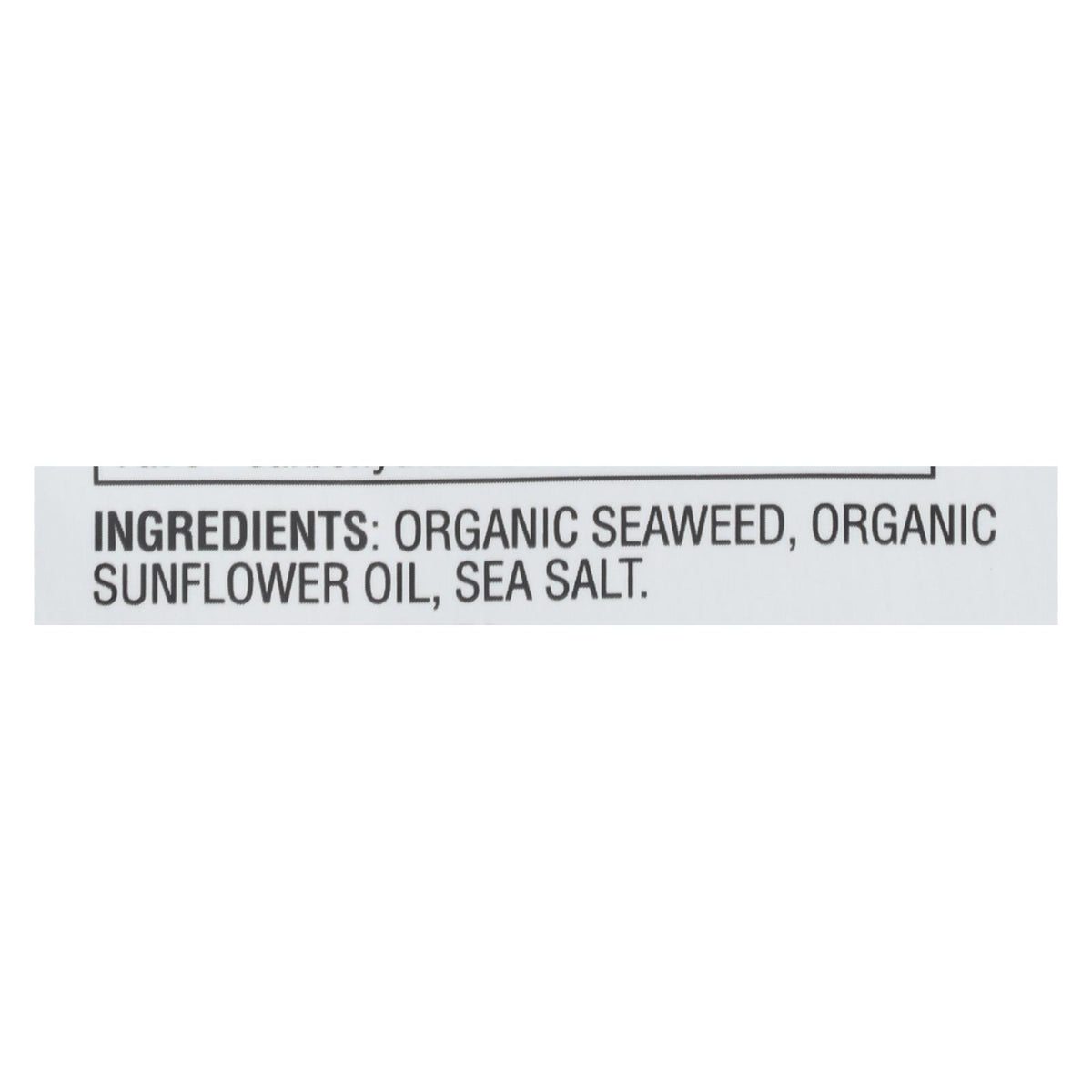 Gimme Organic Wrap N' Roll - Sea Salt - Case of 10 - 0.92 oz.