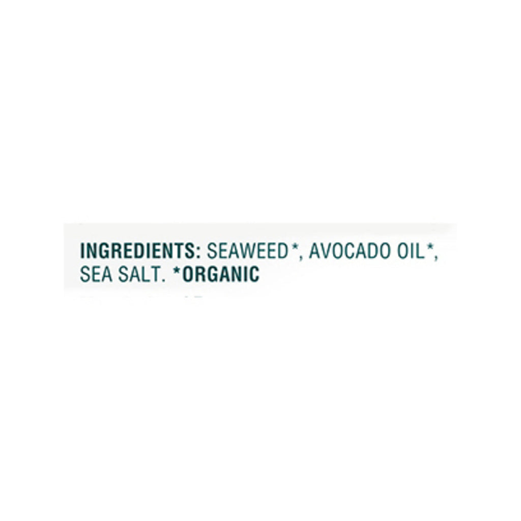 Gimme, Organic Roasted Seaweed Snacks With Sea Salt Avocado Oil, Case Of 8, 6/.16 pk