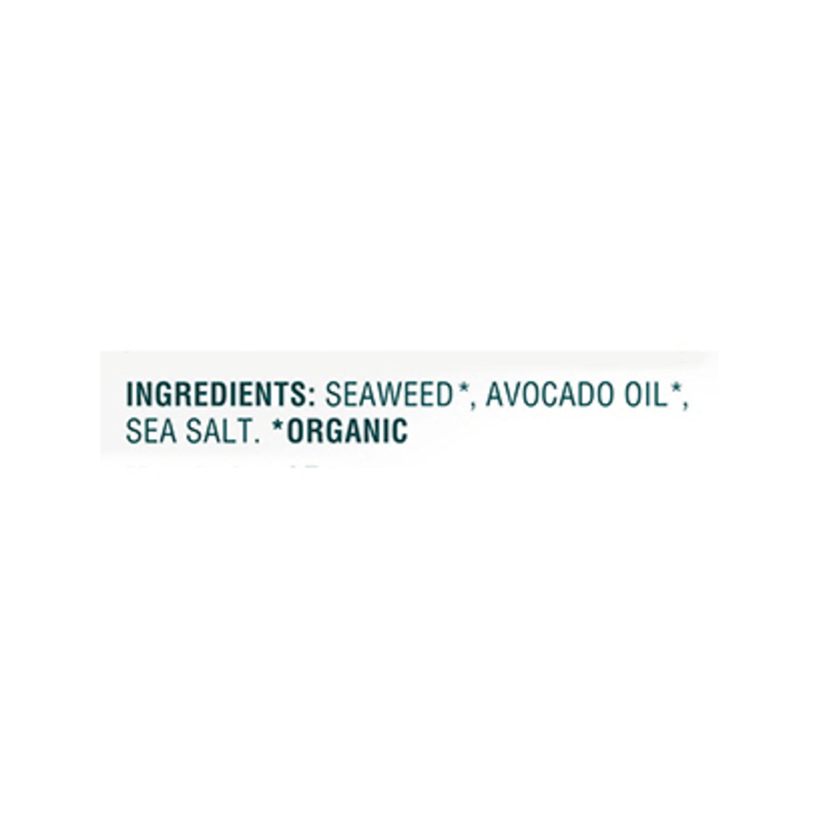 Gimme, Organic Roasted Seaweed Snacks With Sea Salt Avocado Oil, Case Of 8, 6/.16 pk