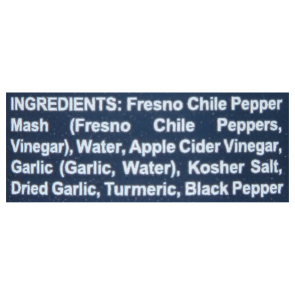 Hot Ones - Sce Garlic Fresno Edition - CS of 12-5 OZ
