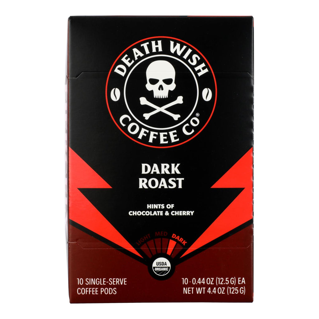 Death Wish Coffee - Coffee Single Serve Cup - Case of 6-10 CT