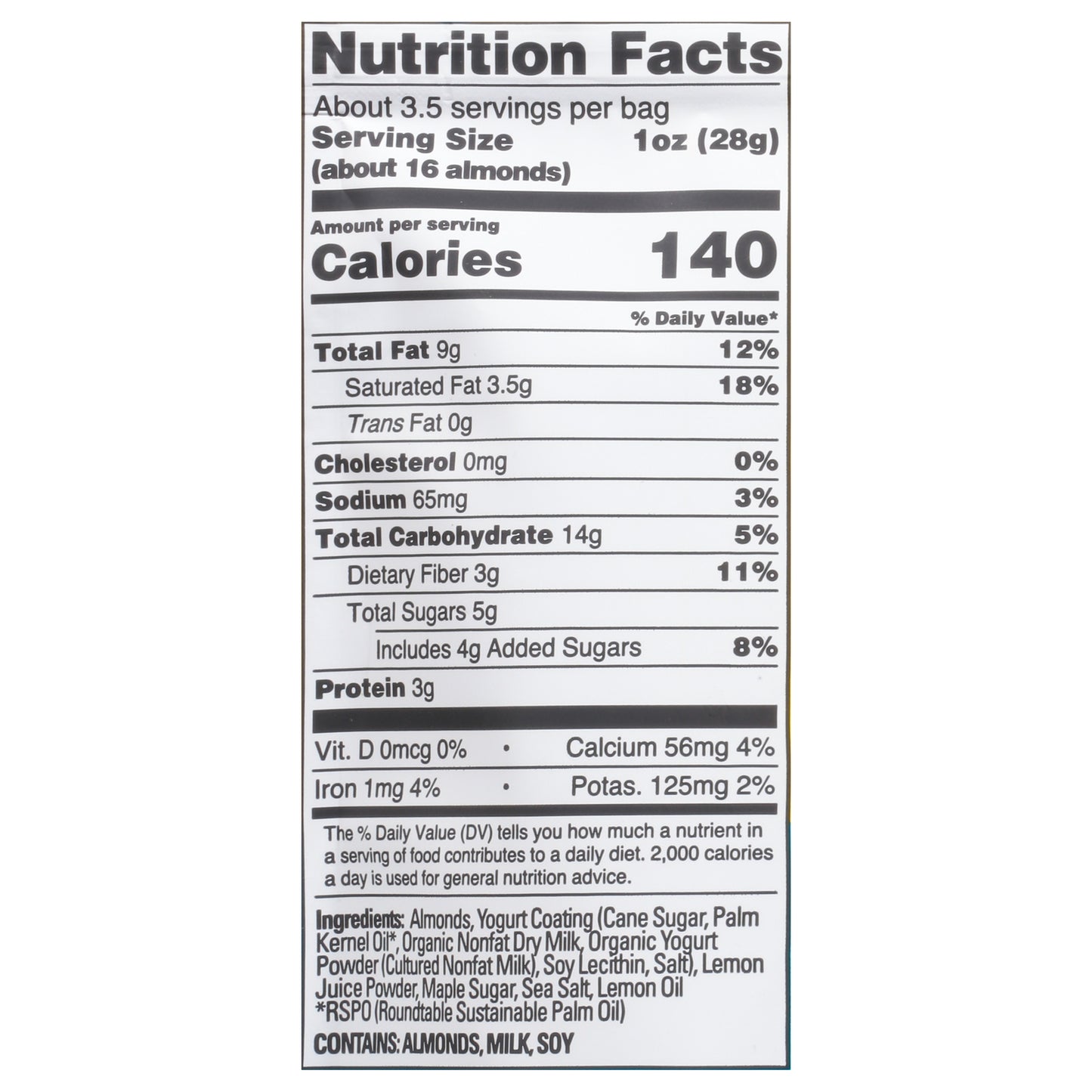 Skinnydipped - Almonds Lemon Bliss - Case of 10-3.5 OZ